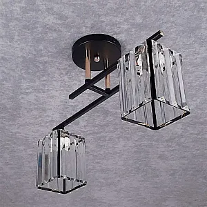 Светильник Айтин-Про НПБ 02-2*60-101 96526/2 черный/хром