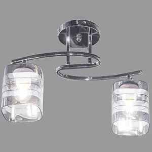 Светильник Айтин-Про НПБ 02-2*60-101 96557/2 хром