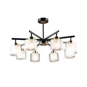 Светильник Айтин-Про НПБ 02-8*60-105 N6989/8 черный/хром