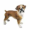 Фигура декоративная садовая Большой боксер 33*16*30 см