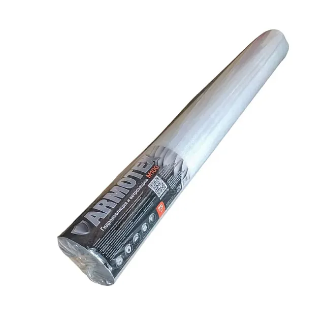 Мембрана Armotex M100 гидроизоляционная-ветрозащитная диффузионная трехслойная 30 м.кв