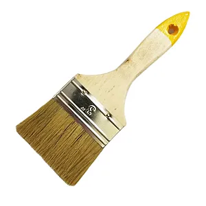 Кисть плоская Hiborg Стандарт Y-100-126 натуральная щетина 3