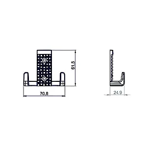Крючок-вешалка Металлист №29 МЕ0000000001195 полимер медь