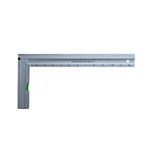 Угольник Hiborg Y-153-035 алюминевый с уровнем 350 мм