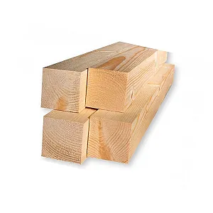 Брус строганный 46*50*1000 мм сорт АВ хвоя