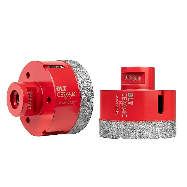 Коронка алмазная DLT Ceramic Pro 0502 для плитки и камня 68 мм