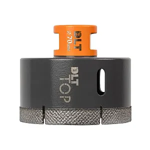 Коронка алмазная DLT Top 2107 для керамогранита и камня 70 мм