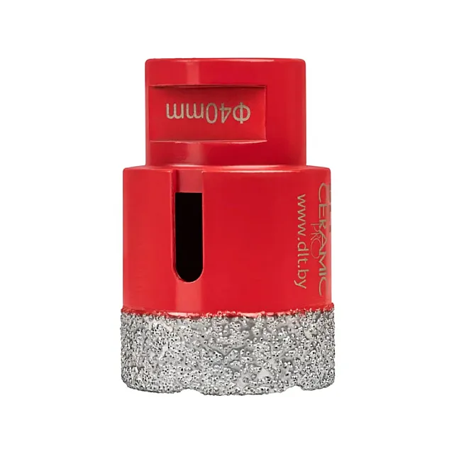 Коронка алмазная DLT Ceramic Pro 0497 для плитки и камня 40 мм