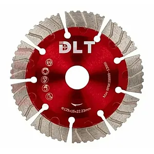 Диск алмазный DLT №20 1420 Super Turbo по бетону 125 мм