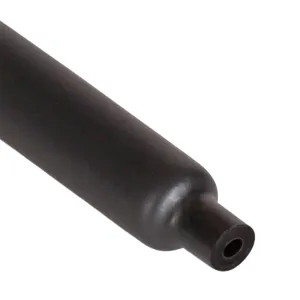 Трубка термоусадочная КВТ 75904 клеевая ТТК 3:1-3/1 черная