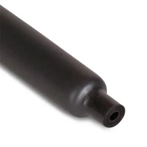 Трубка термоусадочная КВТ 59695 клеевая ТТК 3:1-6/2 черная