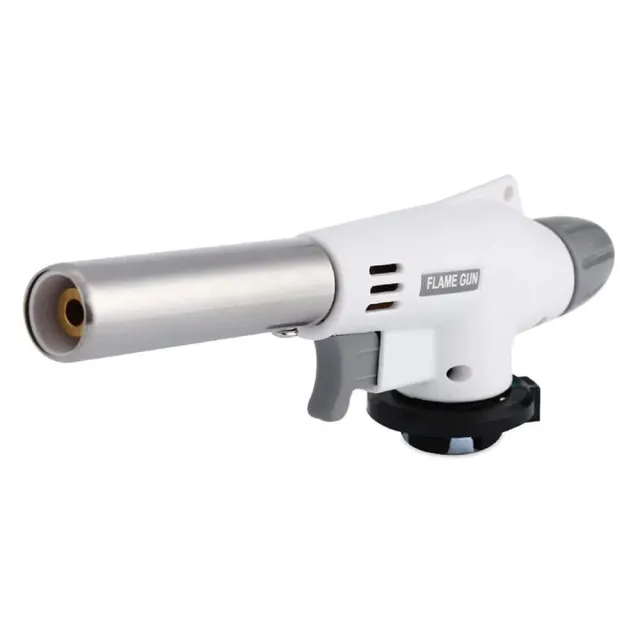 Горелка газовая Flame Gun 920 Белая керамика с пьезорозжигом