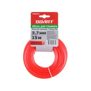 Леска Волат 51030-02 2.7 мм*15 м квадратное сечение