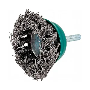 Щетка чашка Волат 81020-75 75 мм косичка