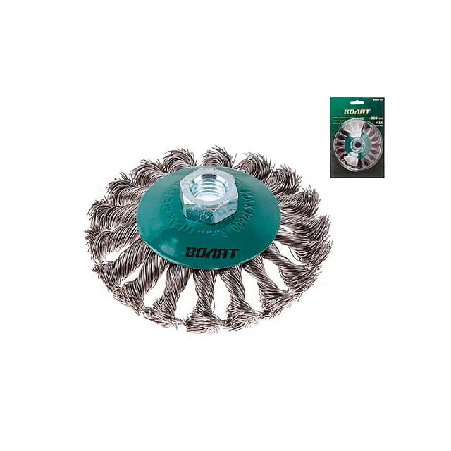 Щетка дисковая Волат 81060-100 косичка 100 мм/М14