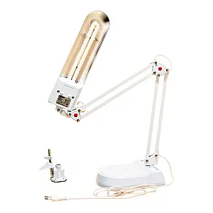 Светильник настольный Camelion KD-017А C01 база+струбцина белый