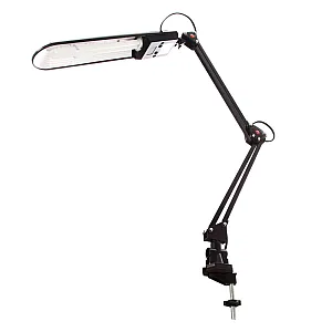 Светильник настольный Camelion KD-017А C02 база+струбцина черный