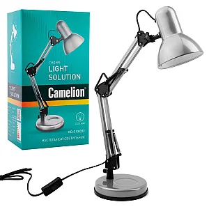 Светильник настольный Camelion KD-313 C03 Е27 серебро