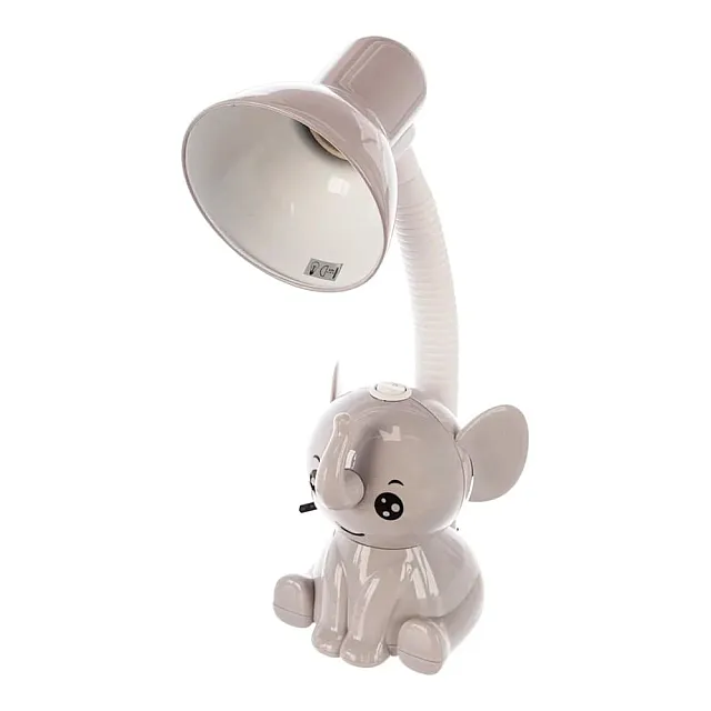 Светильник настольный Camelion KD-397 C09 Слоник 230V 40W Е27 серый