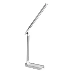 Светильник настольный Camelion KD-845 C03 LED сенсорная регулировка яркости серебро/белый