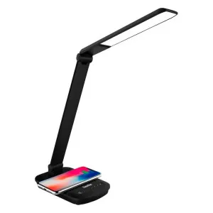 Светильник настольный Camelion KD-825 C02 LED беспроводная зарядка и регулировка яркости черный