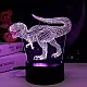 Ночник Camelion NL-405 Динозавр LED 3Вт RGB USB 3 АА (в комплект не входят)