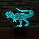 Ночник Camelion NL-405 Динозавр LED 3Вт RGB USB 3 АА (в комплект не входят)
