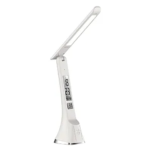 Светильник настольный Ultraflash KD-821 C01 LED кожа белый