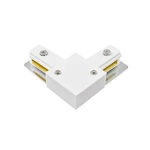 Коннектор Jazzway L-образный PTR CL-WH белый