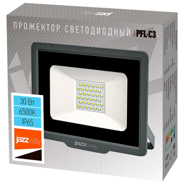 Прожектор Jazzway PFL-C3 30w 6500K IP65 Прожектор Jazzway PFL-C3 30w 6500K IP65