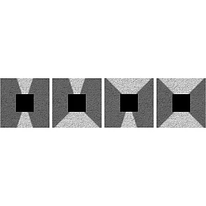 Светильник Jazzway PWL-120120/0-90D 2*4w 4000K BL IP65