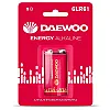 Батарейка Daewoo Energy 5029729 6LR61 9V alkaline BL
