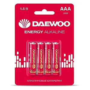 Батарейка Daewoo Energy Alkaline 5029903 AAA 4 шт