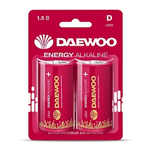 Элемент питания Daewoo Energy Alkaline BL-2 LR20