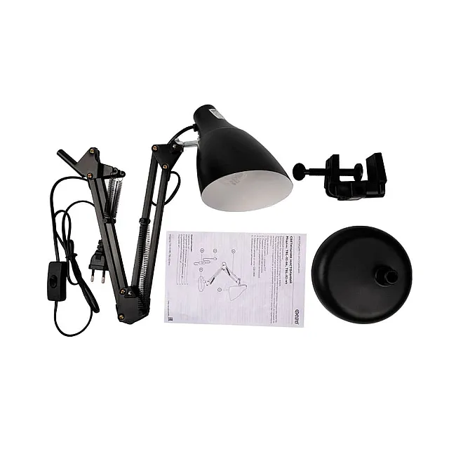 Светильник настольный ФАZA TBL-02-bk Е27 черный