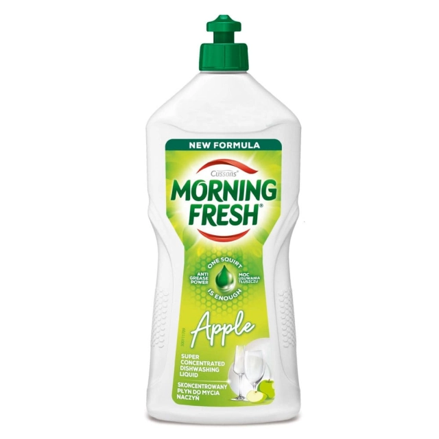 Жидкость для мытья посуды Morning Fresh Apple суперконцентрат 900 мл Жидкость для мытья посуды Morning Fresh Apple суперконцентрат 900 мл