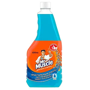 Средство для мытья окон и зеркал Mr. Muscle После дождя сменная бутылка 530 мл