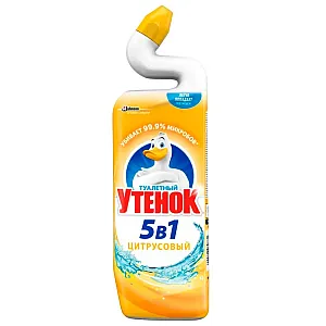 Средство чистящее Туалетный Утенок 5 в 1 Цитрус 900 мл