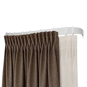 Карниз гибкий Delfa однорядный белый 5 м