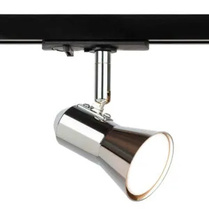 Светильник трековый Эра TR37-GU10 Б0053305 CH MR16 однофазный хром