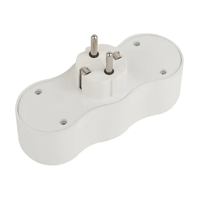 Тройник Эра SPx-3e-W Б0053479 3 гнезда с заземлением белый