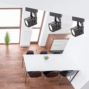 Светильник трековый Эра TR50-GU10 Б0054168 BK MR16 однофазный черный