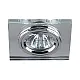Светильник точечный Эра DK8 C0043740 CH/WH MR16 12V/220V 50W декор стекло квадрат хром/зеркальный