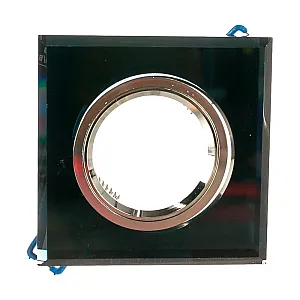 Светильник точечный Эра DK8 C0043792 CH/BK MR16 12V/220V 50W акрил серый черный