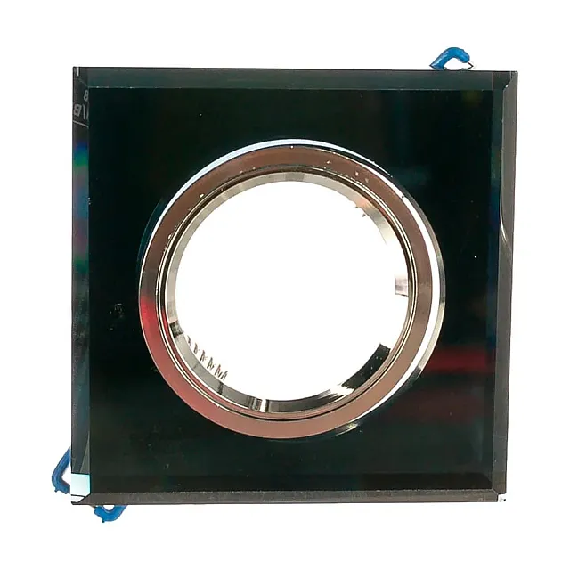 Светильник точечный Эра DK8 CH/BK MR16 12V/220V 50W акрил серый черный