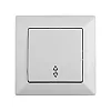 Переключатель Intro Solo 4-103-01 одноклавишный белый