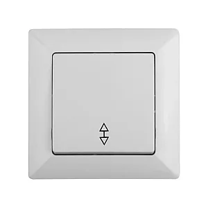 Переключатель Intro Solo 4-103-01 одноклавишный белый