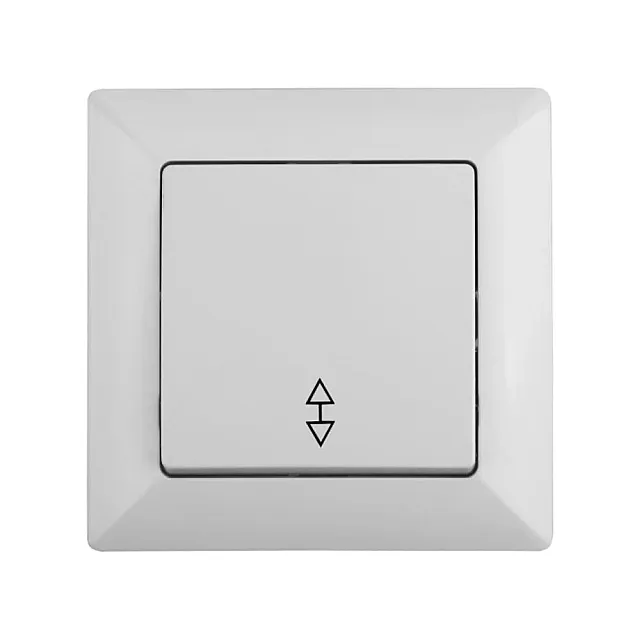 Переключатель Intro Solo 4-103-01 одноклавишный белый