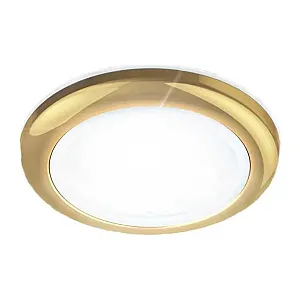 Светильник точечный Эра WR1 C0043846 GD MR16 12V 50W IP44 92 мм влагозащищенный золото