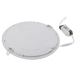 Светильник встраиваемый Эра LED 1-24-6K 24W 220V 6500K 300 мм круглый